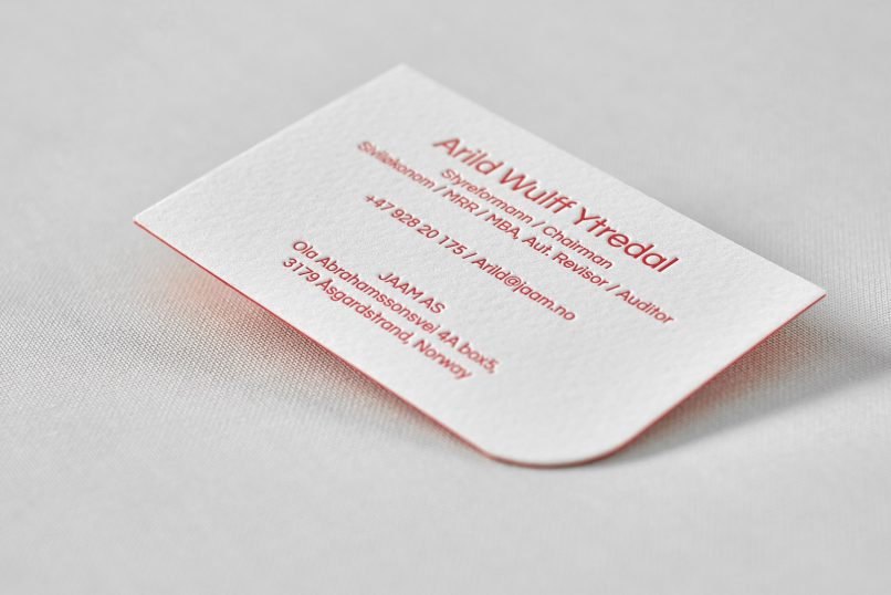 Double layer business cards – Elegante Press